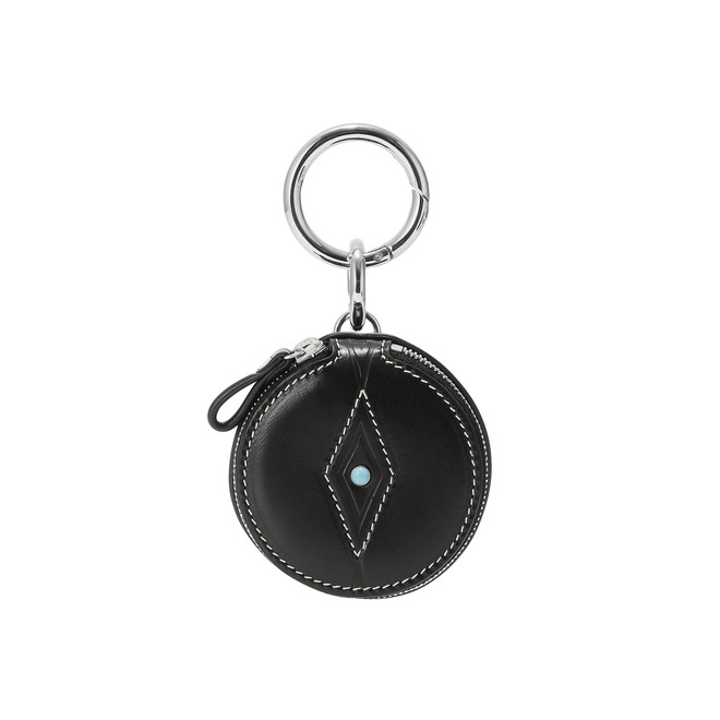 CHARM5-COIN/EARPHONE CASE AZTECA CUOIO 詳細画像 NERO 1